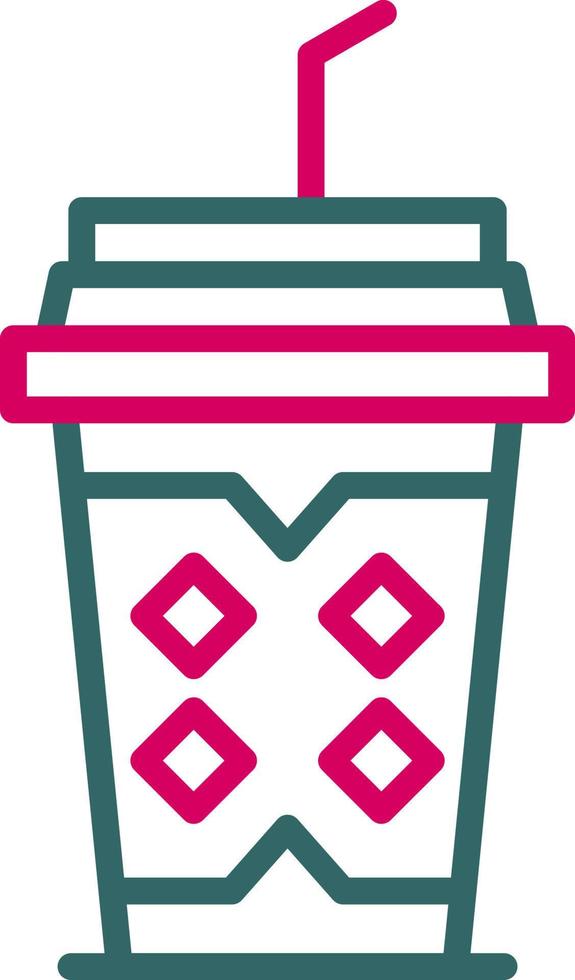 Cold Coffee Vector Icon