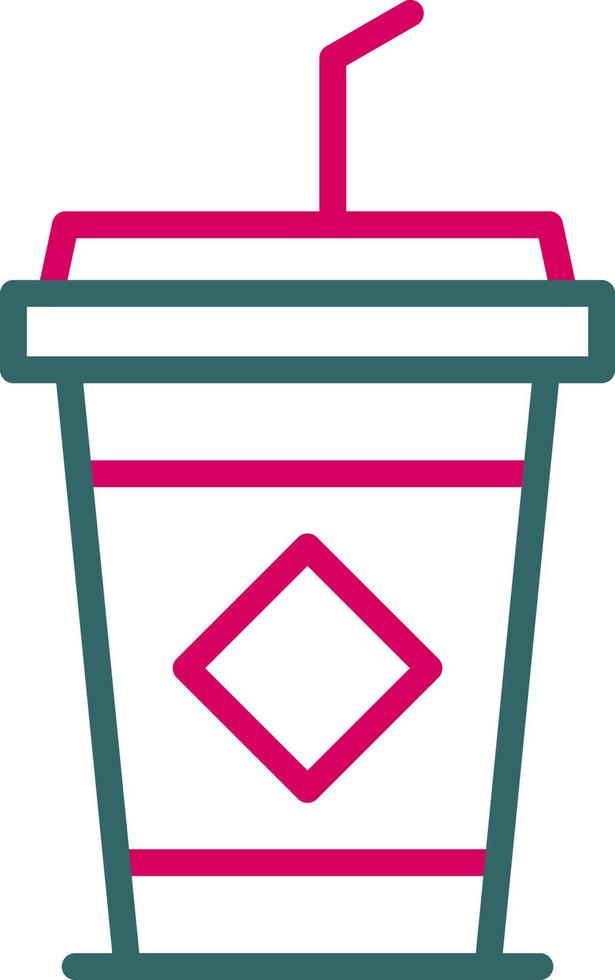 Iced Coffee Vector Icon