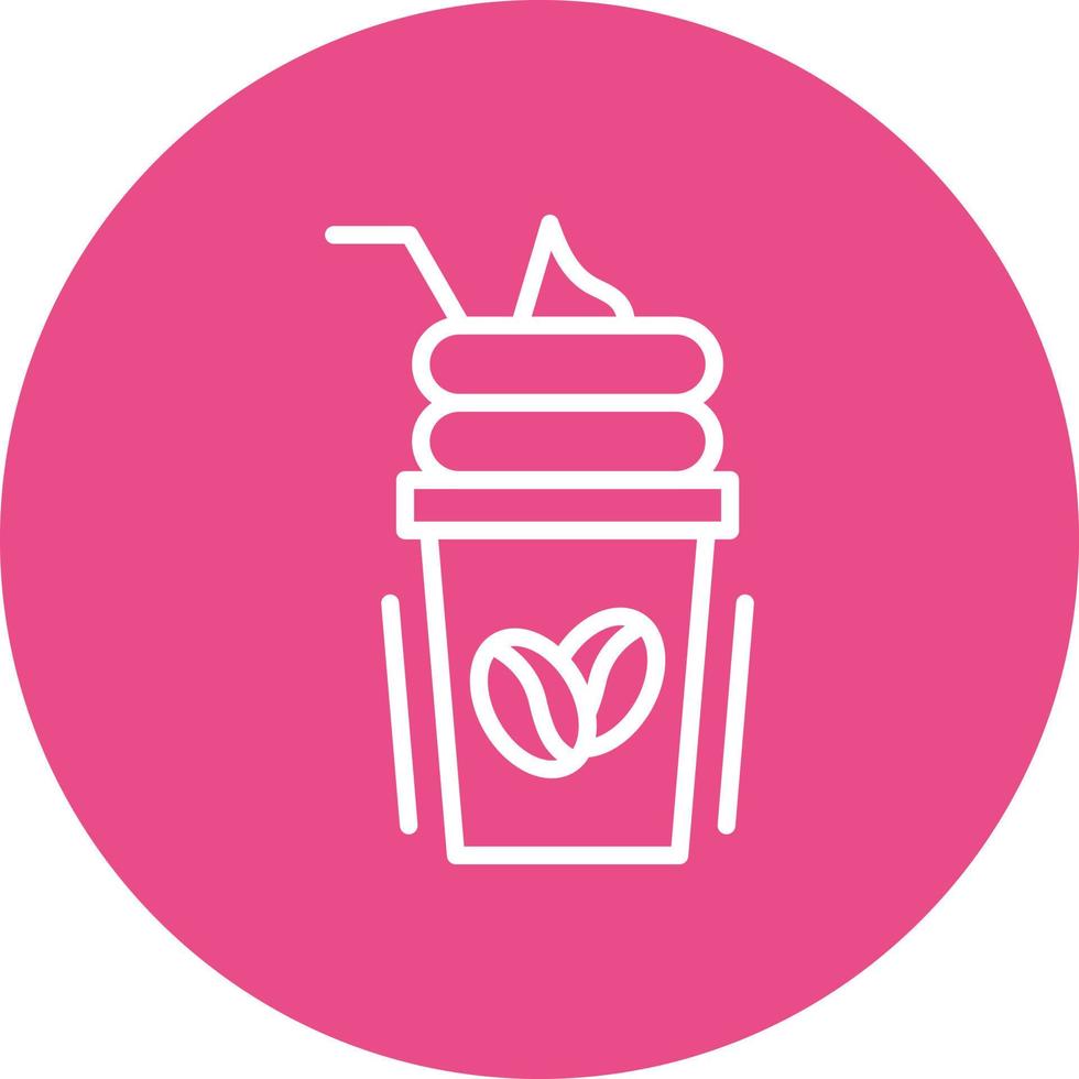 icono de vector frappé