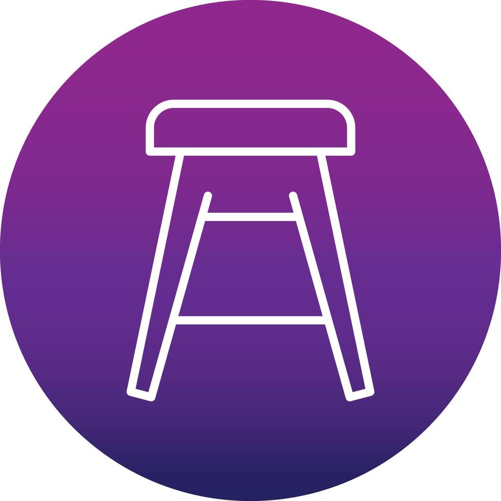 Bar Stool Vector Icon