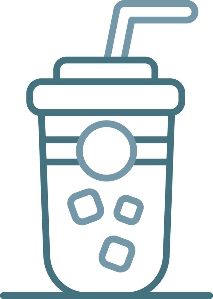 Smoothie Line Two Color Icon vector