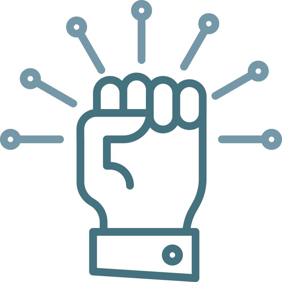 Autonomy Line Two Color Icon vector