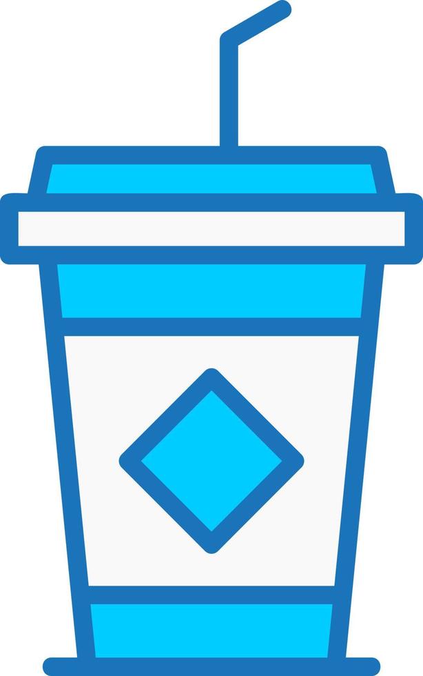 icono de vector de café helado