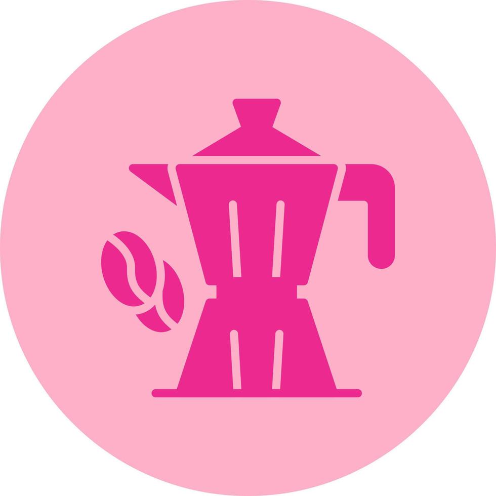 icono de vector de cafetera