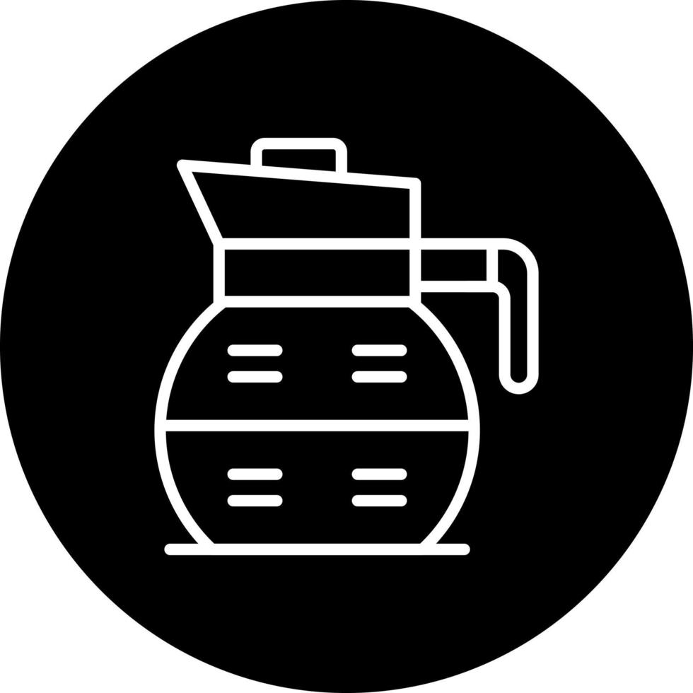 icono de vector de cafetera