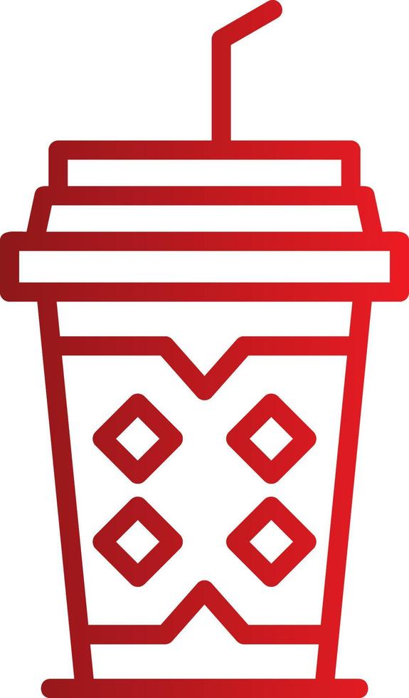 Cold Coffee Vector Icon