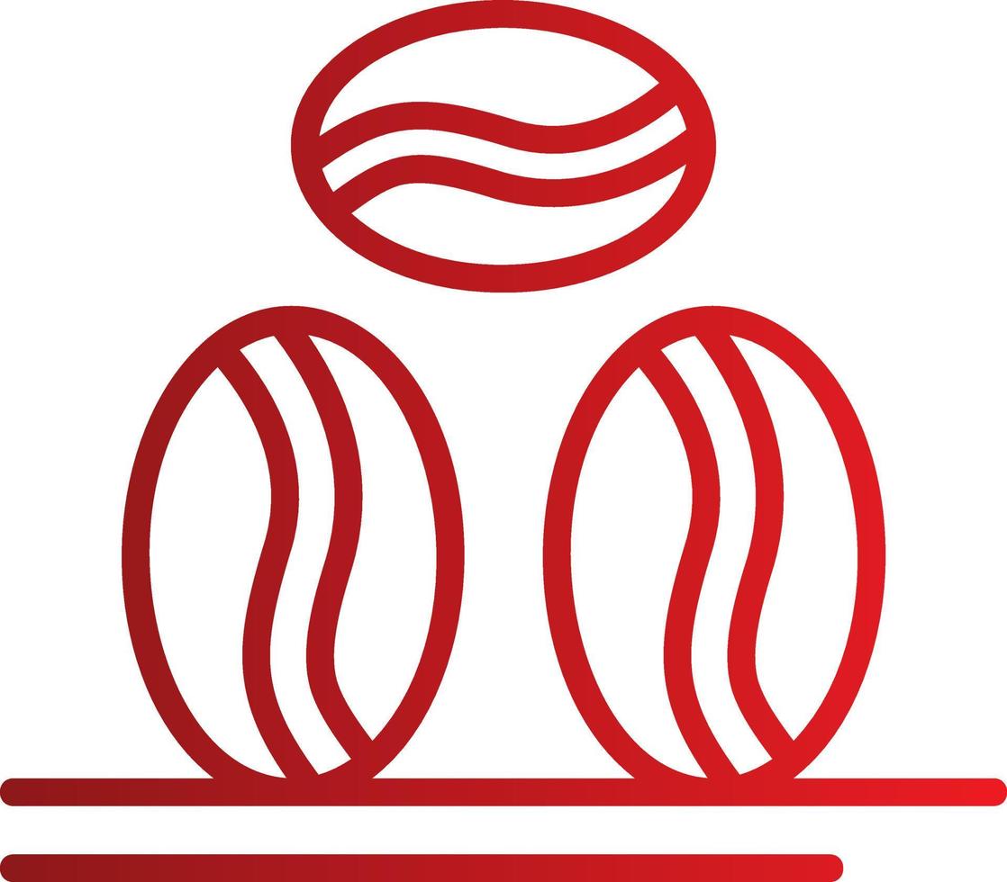 Coffee Beans Vector Icon