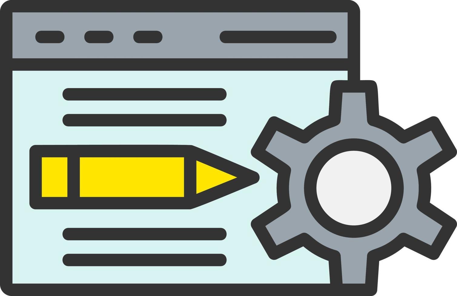 icono de vector de aprendizaje electrónico