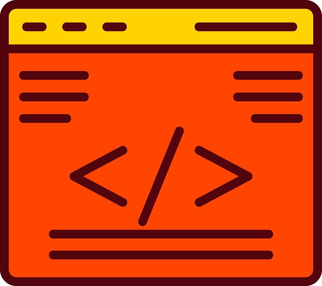 Web Programming Vector Icon