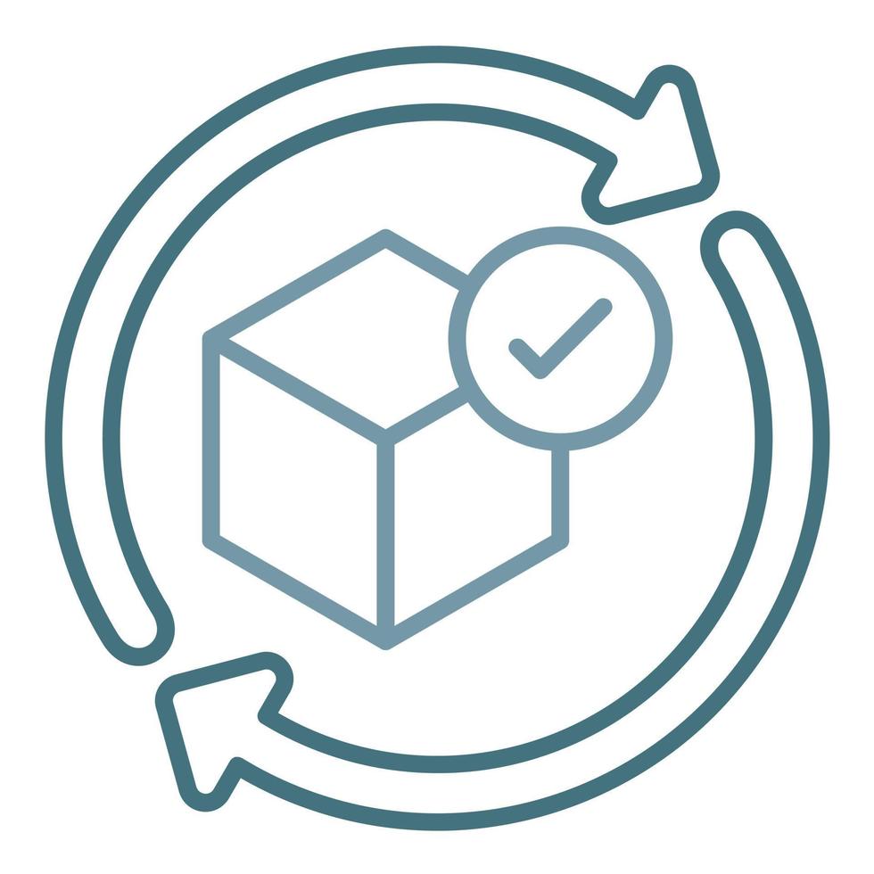 Continuous Delivery Line Two Color Icon vector