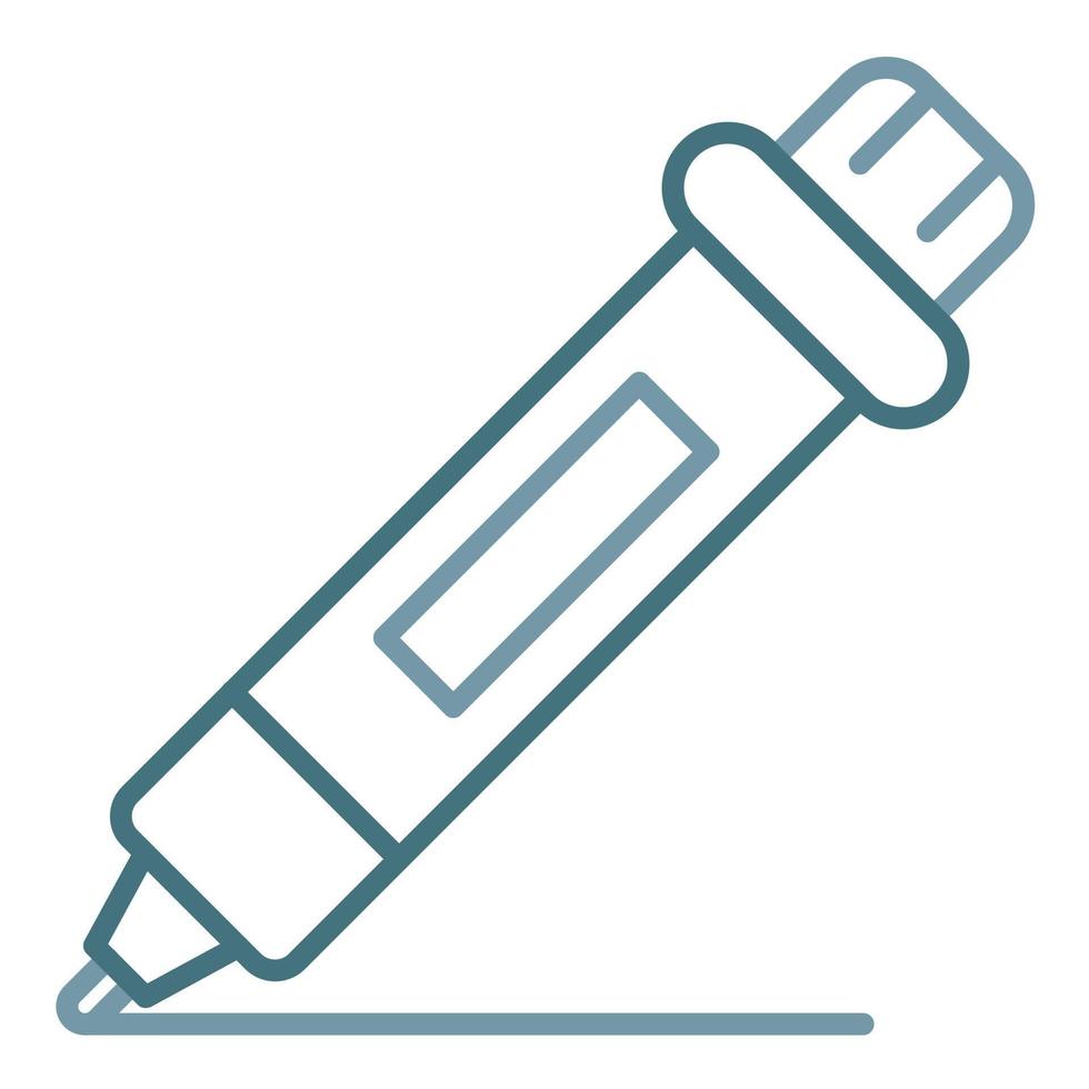 Marker Line Two Color Icon vector