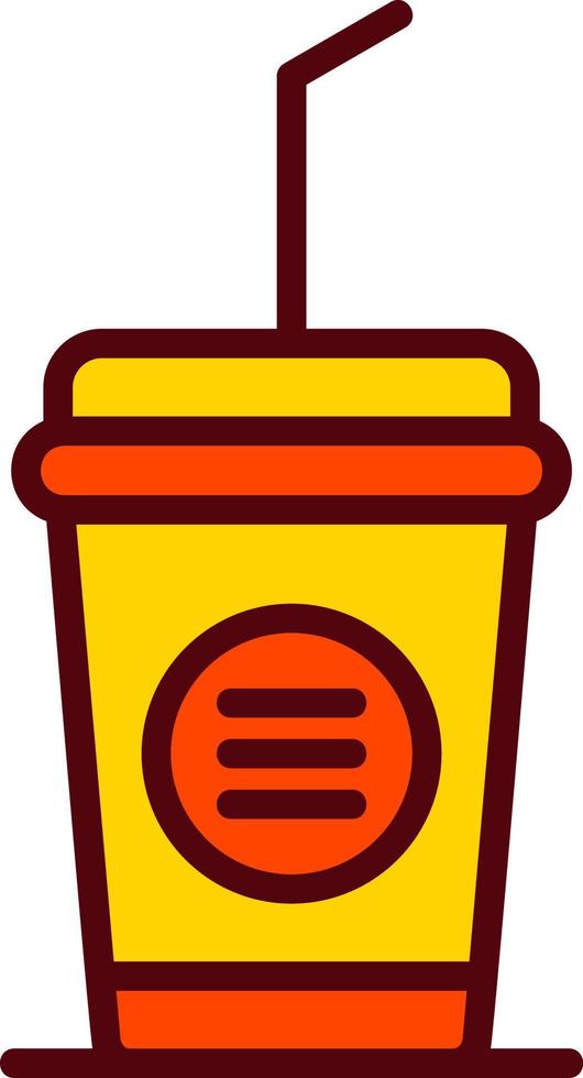 Cold Drink Vector Icon