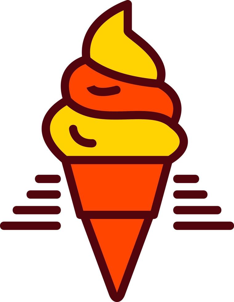 icono de vector de helado