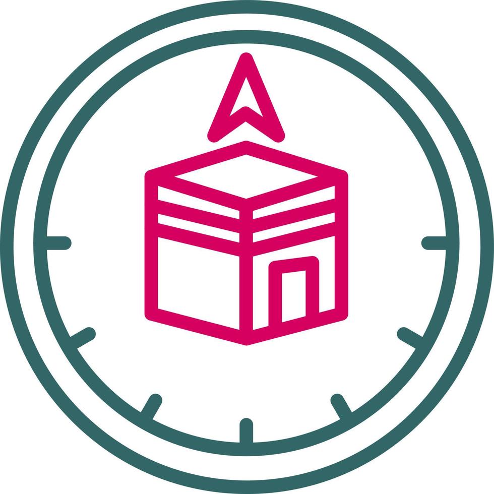 Qibla Vector Icon