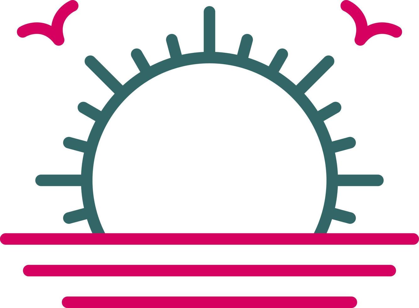 Sunrise Vector Icon