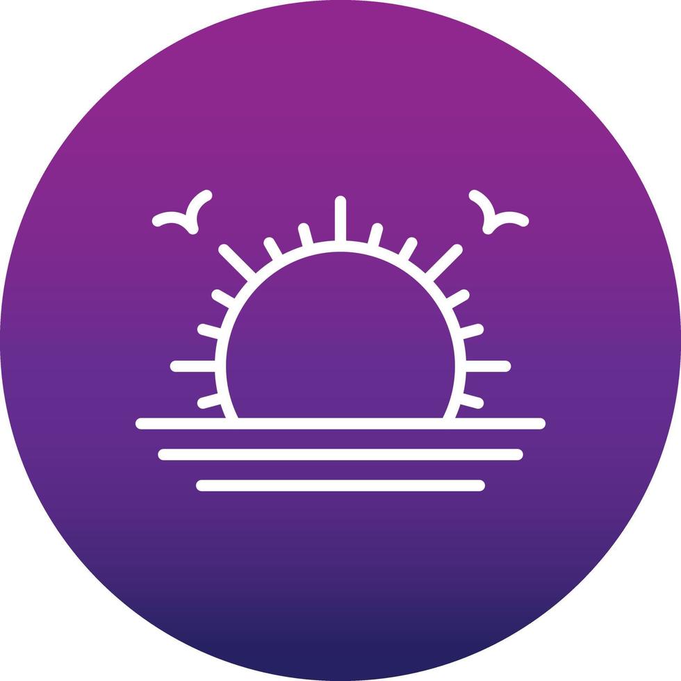 Sunrise Vector Icon