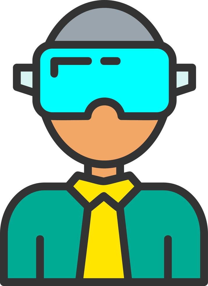 Virtual Reality Vector Icon