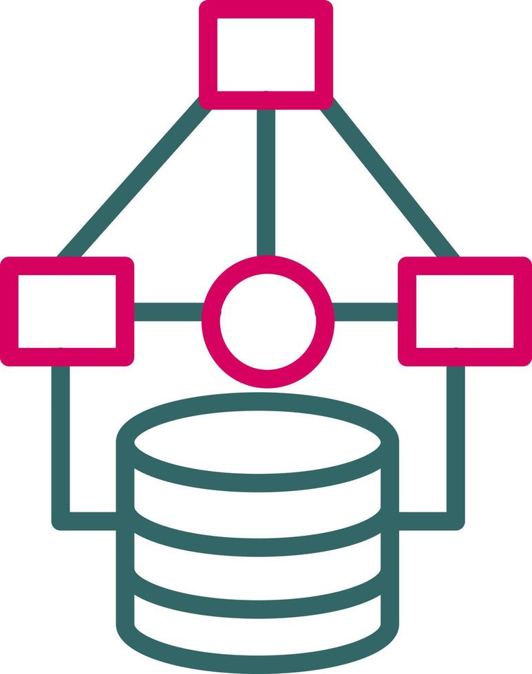 Data Modelling Vector Icon