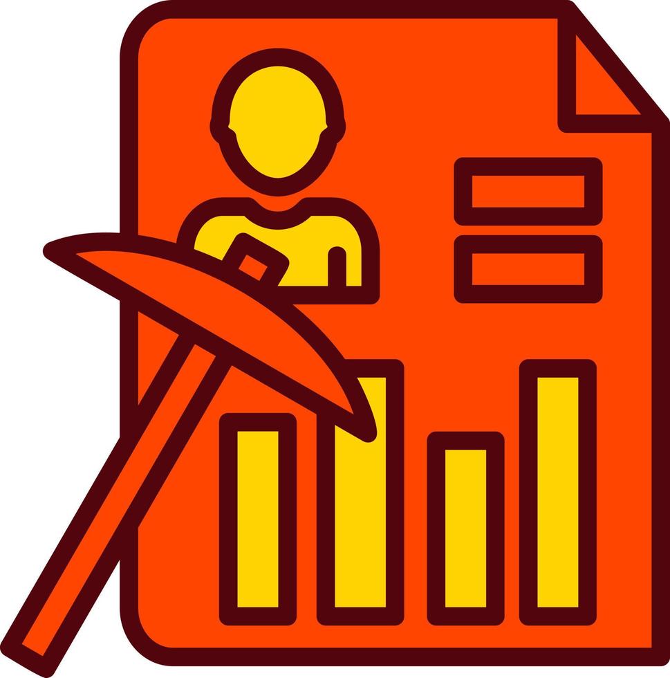 Data Mining Vector Icon