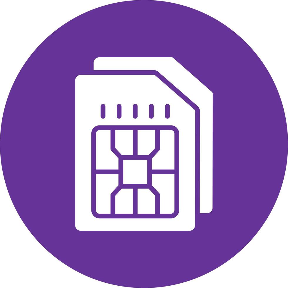 Sim Card Vector Icon