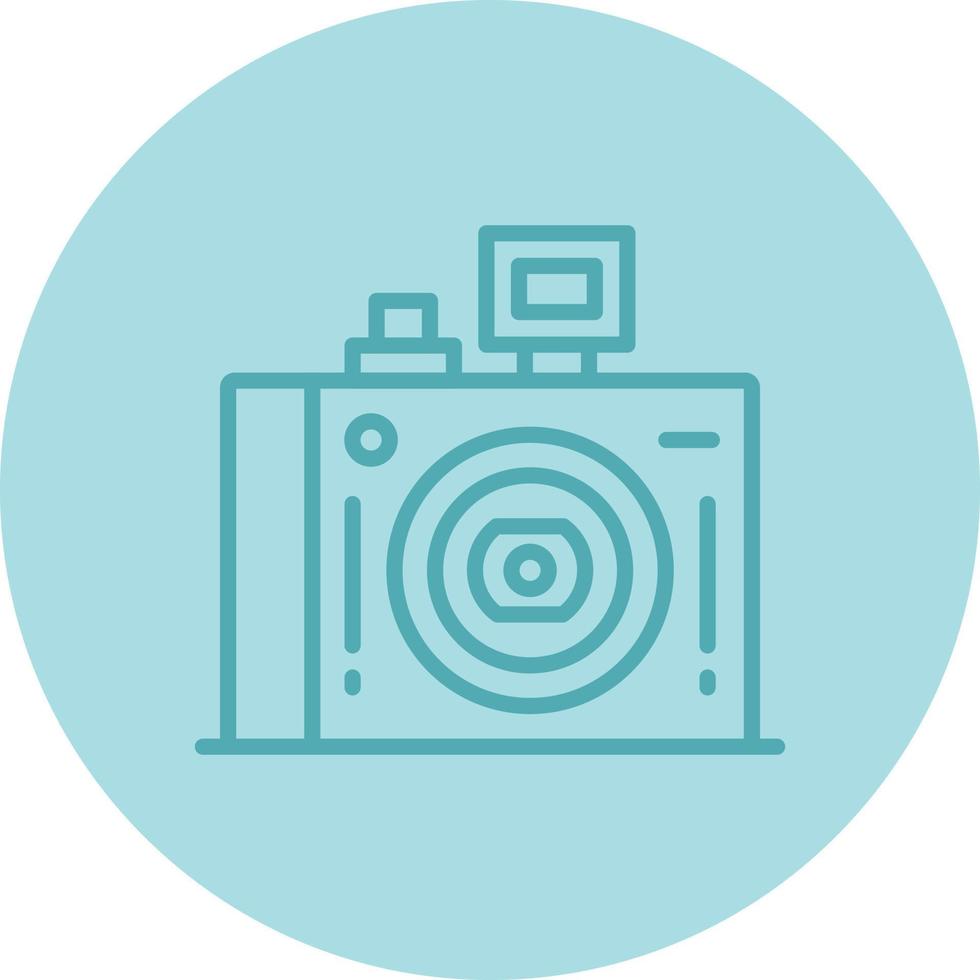 Compact Camera Vector Icon