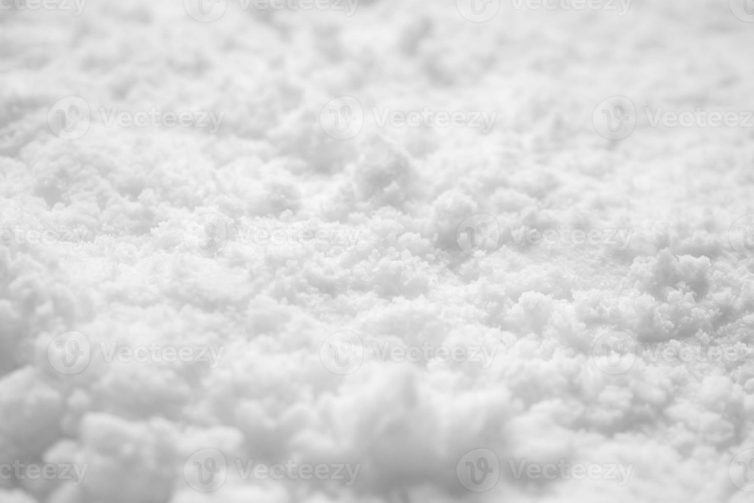 White snow texture background high angle view photo