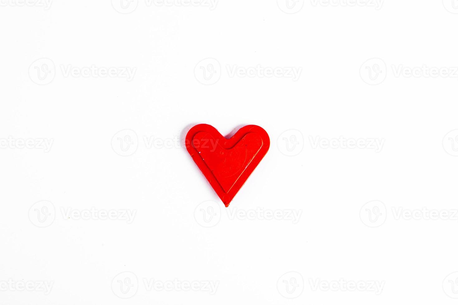 Love hearts on wooden texture background. Valentines day card concept. Heart for Valentines Day Background. photo