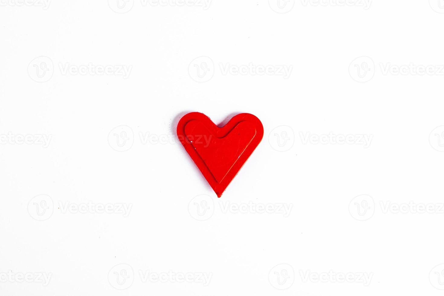 Love hearts on wooden texture background. Valentines day card concept. Heart for Valentines Day Background. photo