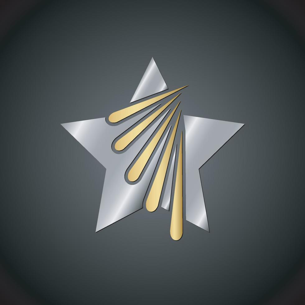 Star logo design stock template. star vector icon