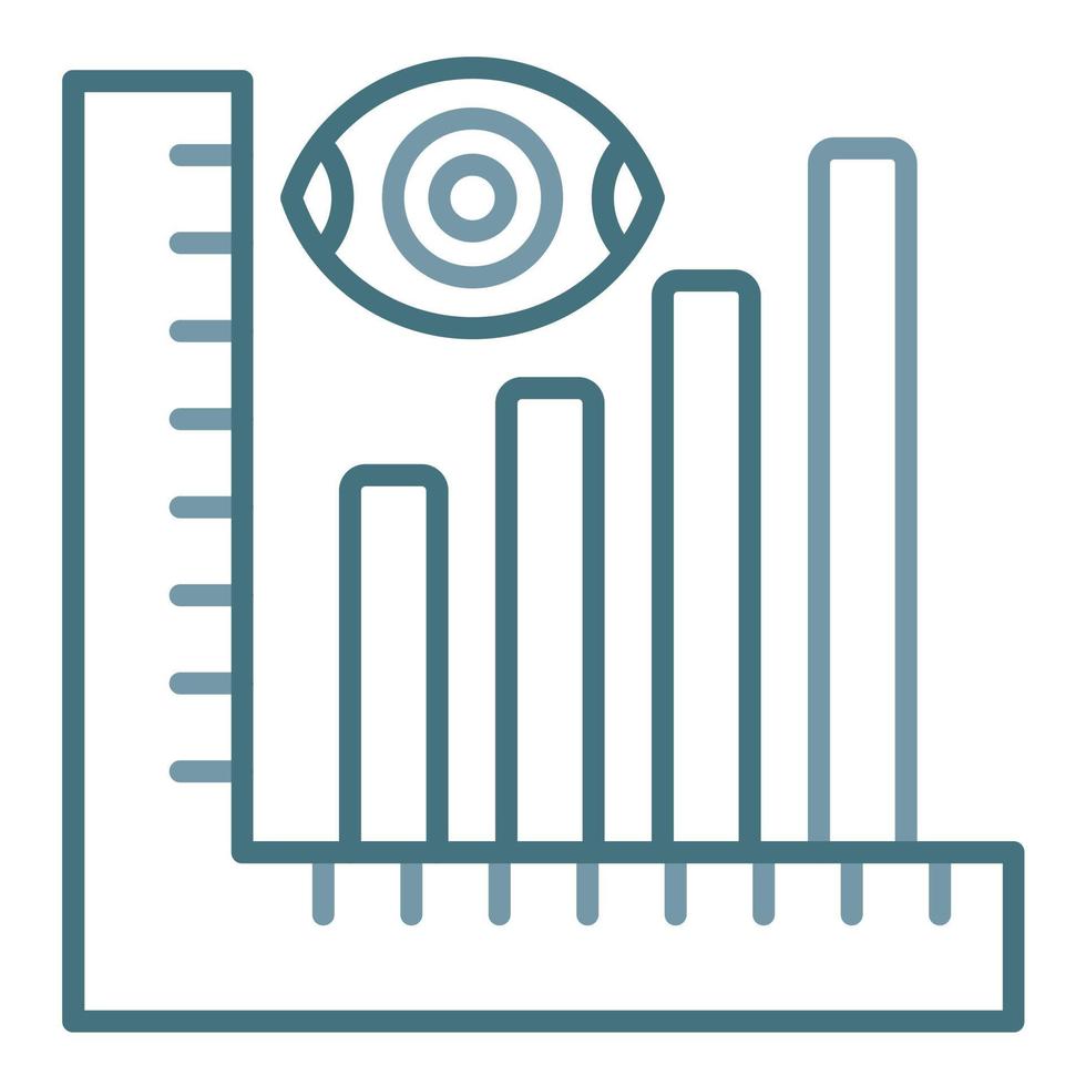 Descriptive Analytics Line Two Color Icon vector