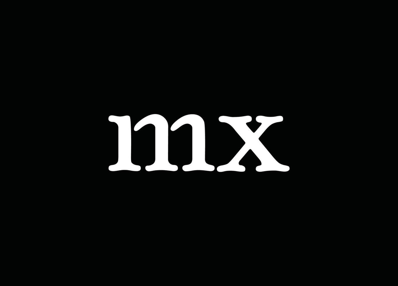 MX logo design 16852318 Vector Art at Vecteezy