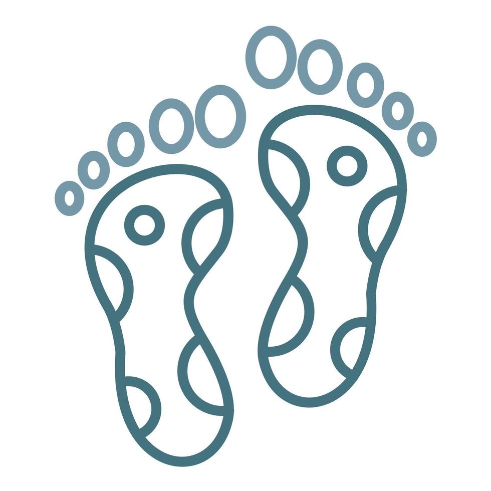 Reflexology Line Two Color Icon vector