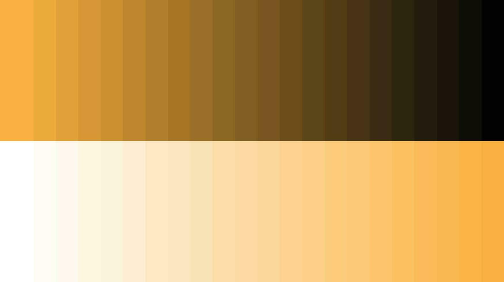 Color palette gold vector