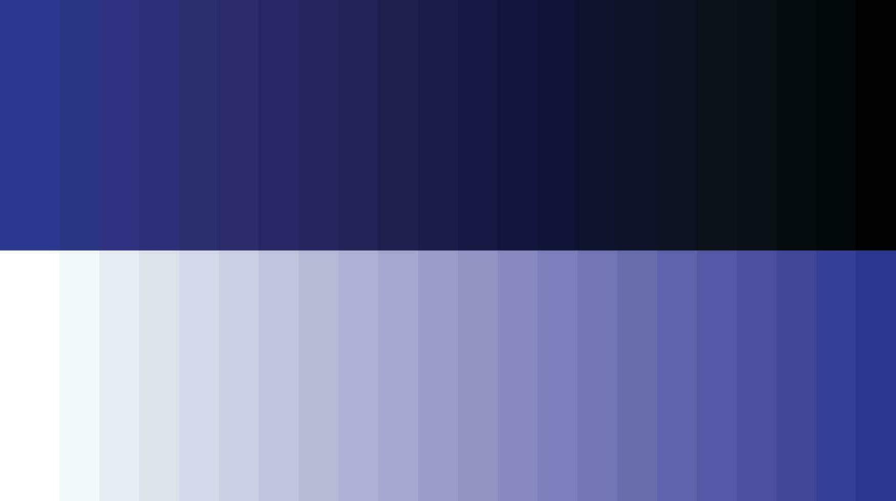 paleta de colores azul profundo vector
