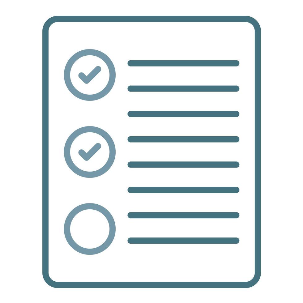 Quota Line Two Color Icon vector