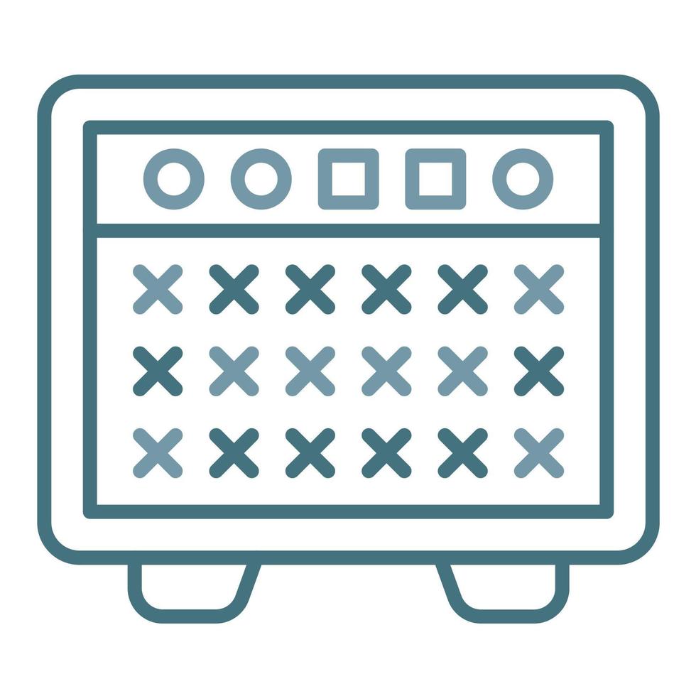 Amplifier Line Two Color Icon vector