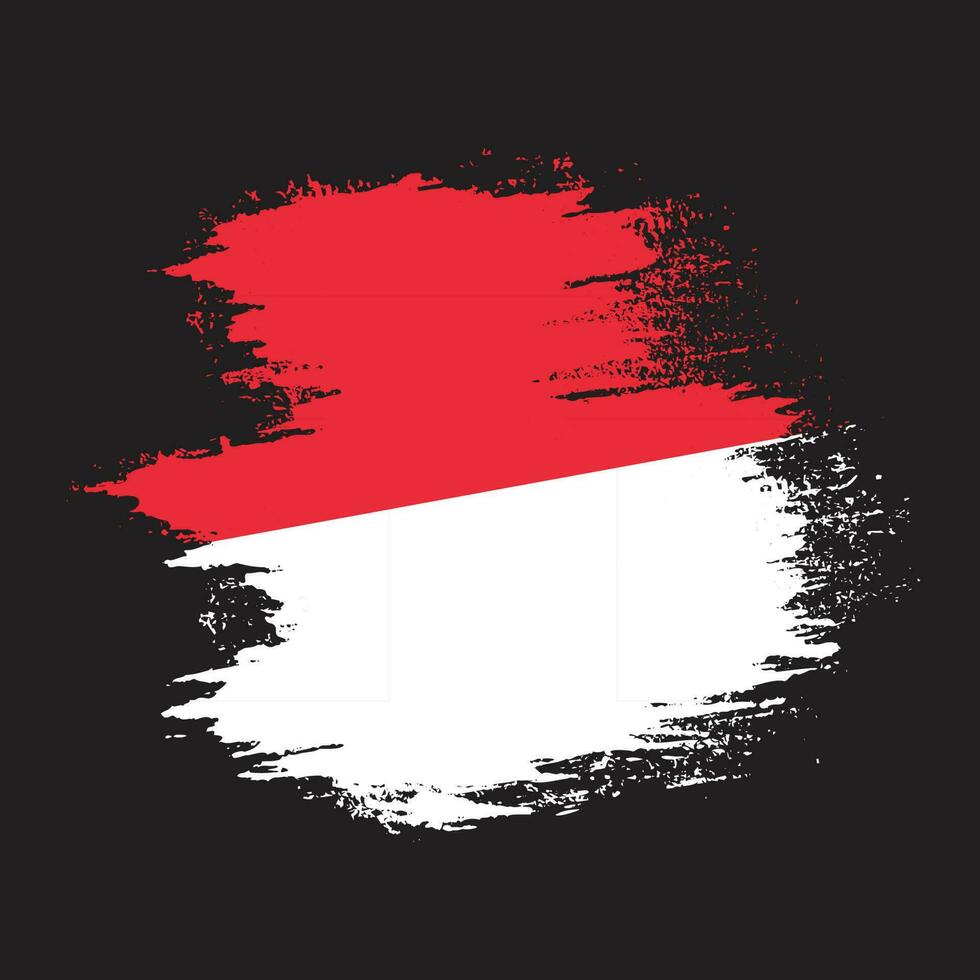 abstracto colorido indonesia grunge textura bandera vector