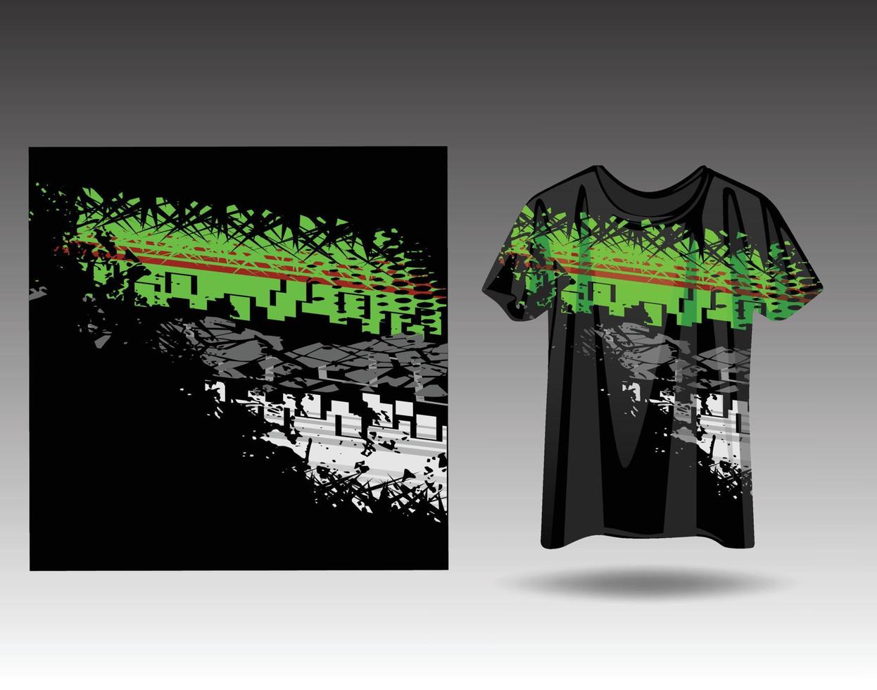 Tshirt sports design for racing, jersey, cycling, football, gaming vector