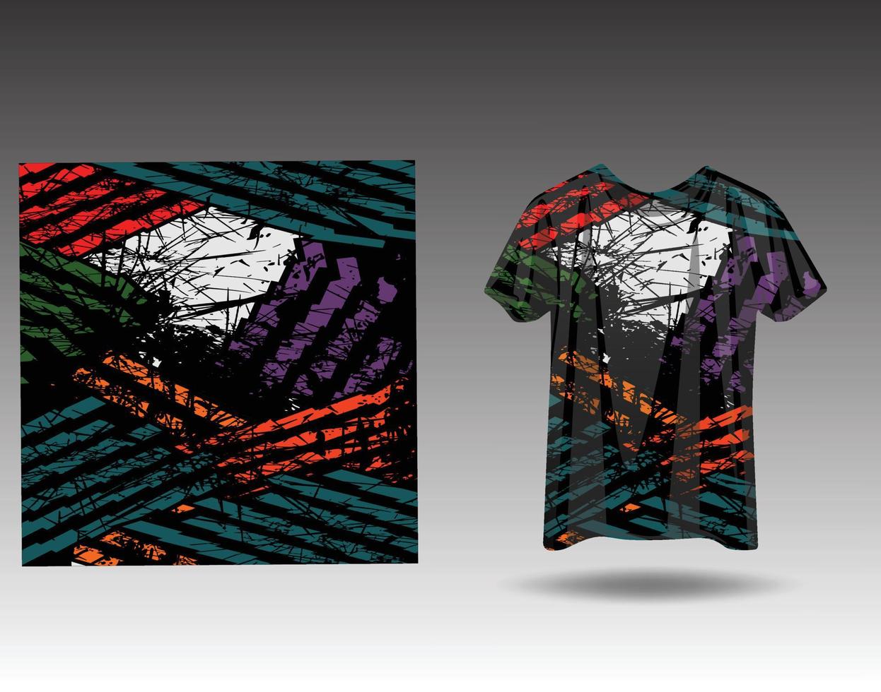 Tshirt sports design for racing, jersey, cycling, football, gaming vector