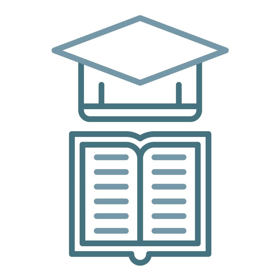 Education Line Two Color Icon vector