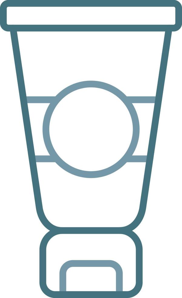 Sunscreen Line Two Color Icon vector