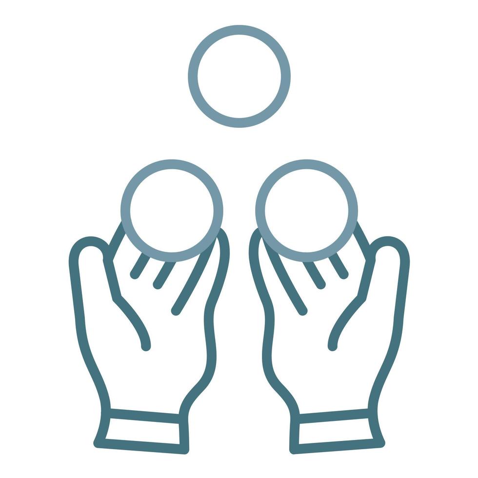 Juggler Line Two Color Icon vector
