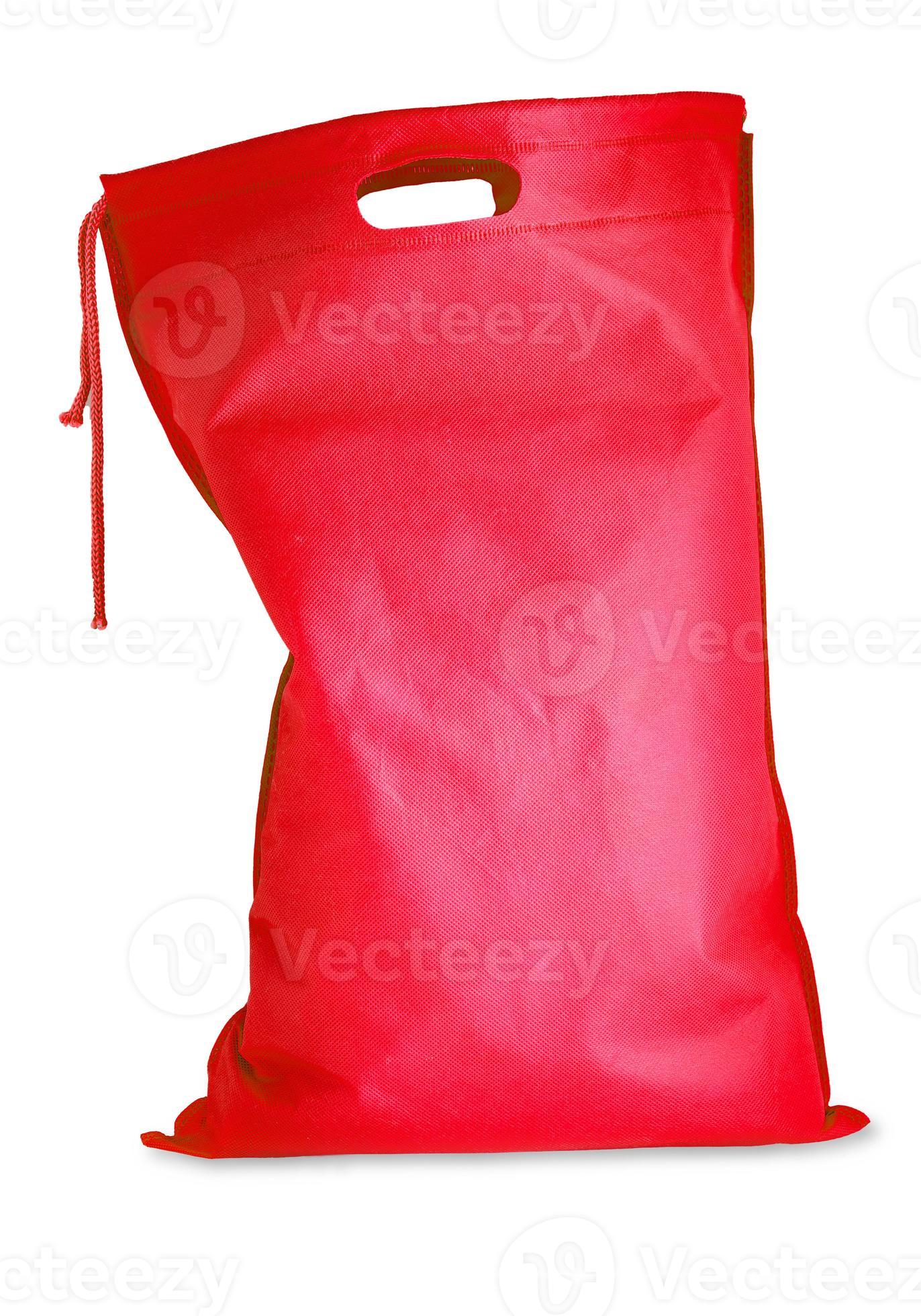 red cloth bag isolated on white background with clipping path 16857051 Stock Photo at Vecteezy