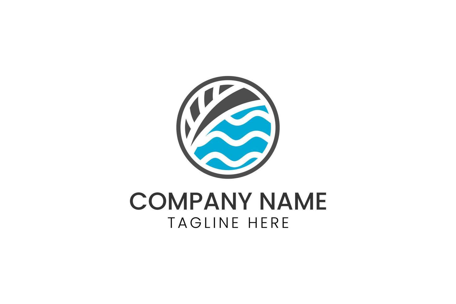 irrigation and bridge logo with river, road and bridge water display suitable for construction companies, construction services vector
