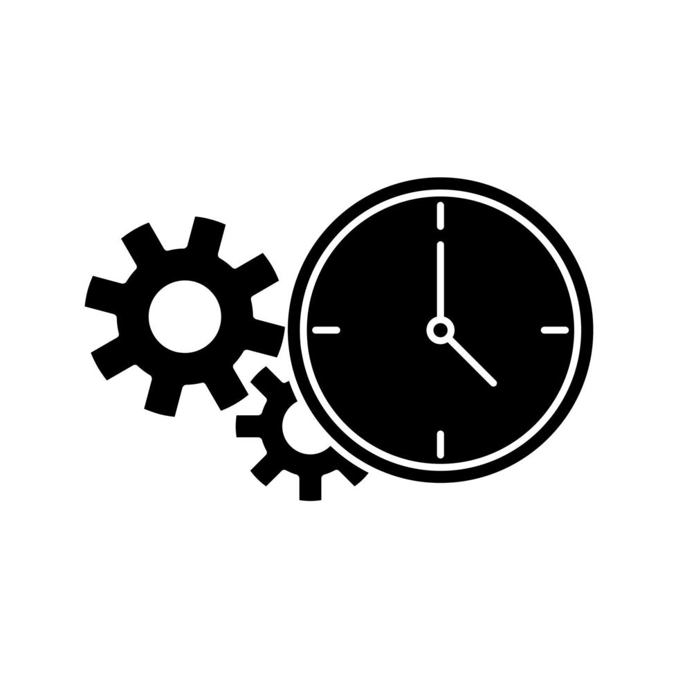 illustration of time management icon vector
