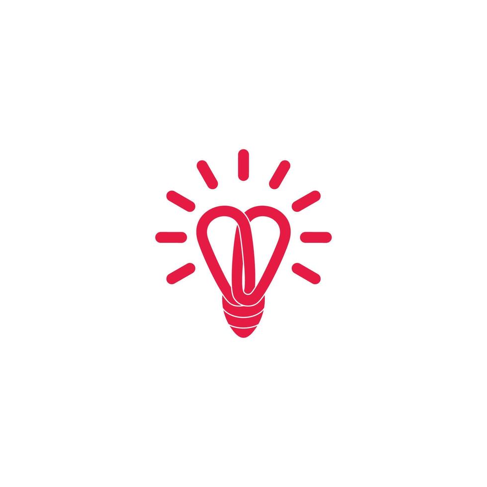 abstract light bulb shine idea lines design logo vector