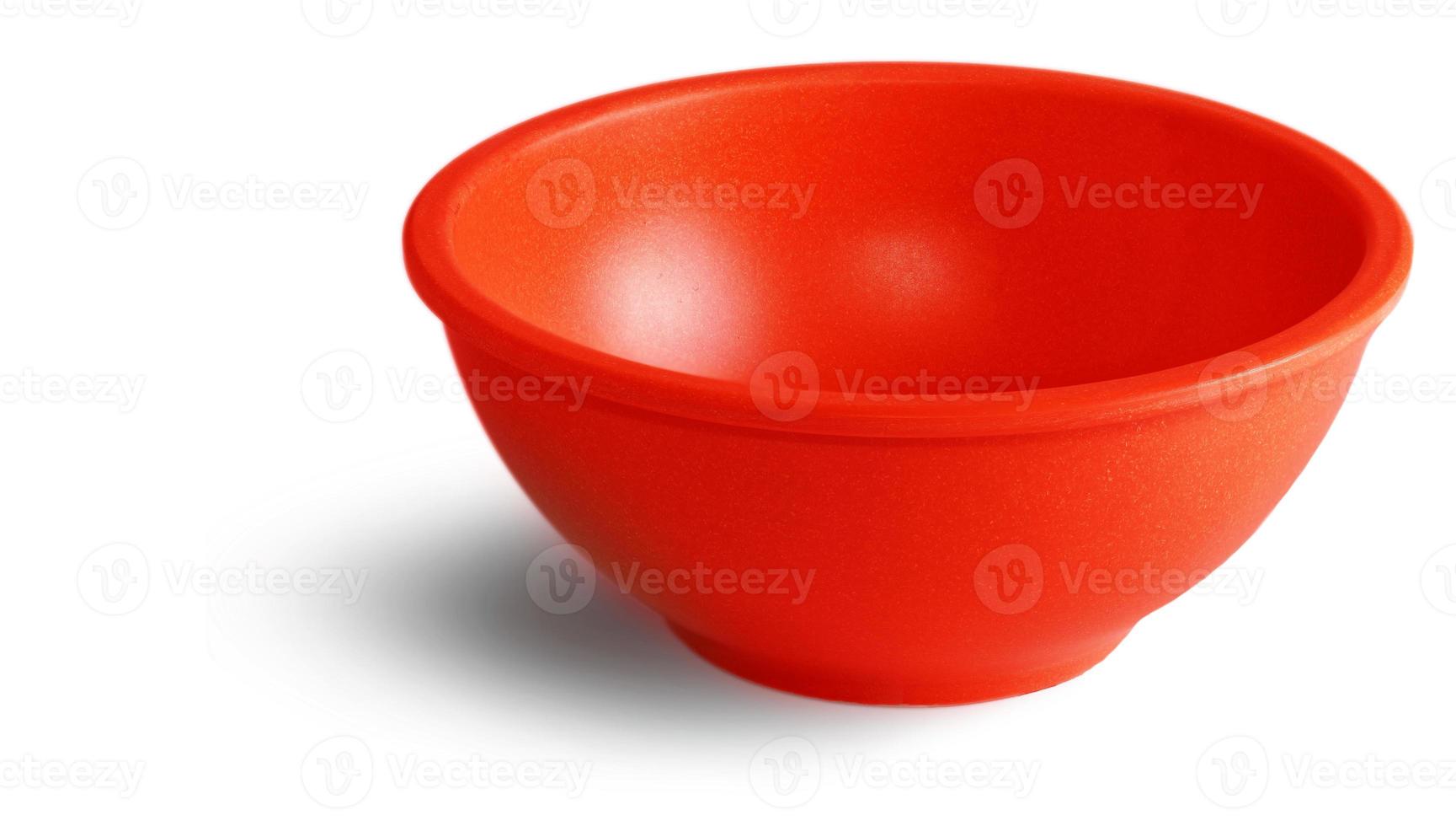 Clay saucer for products on a white background photo