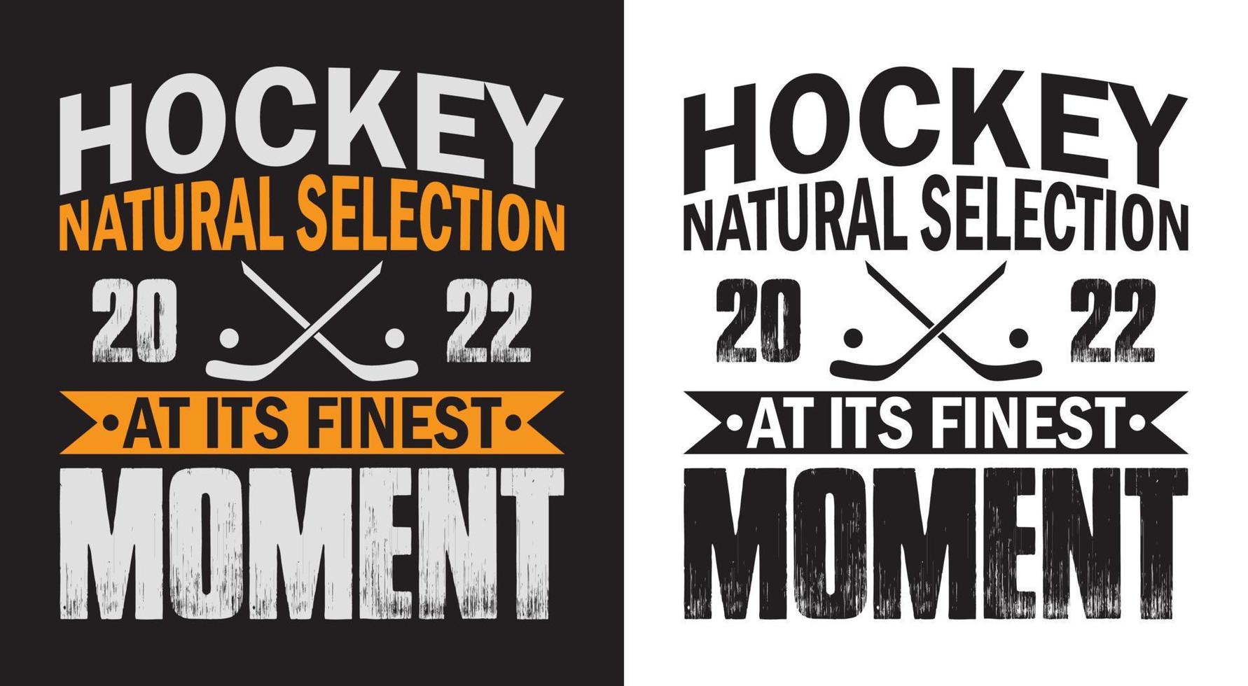 HOCKEY T-SHIRT DESIGN. vector