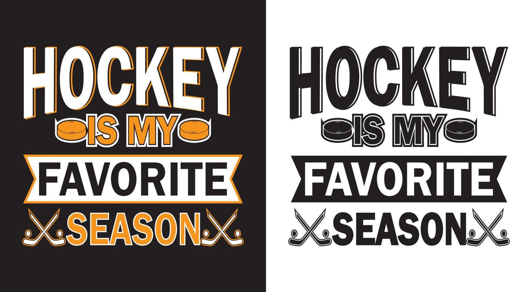 HOCKEY T-SHIRT DESIGN. vector