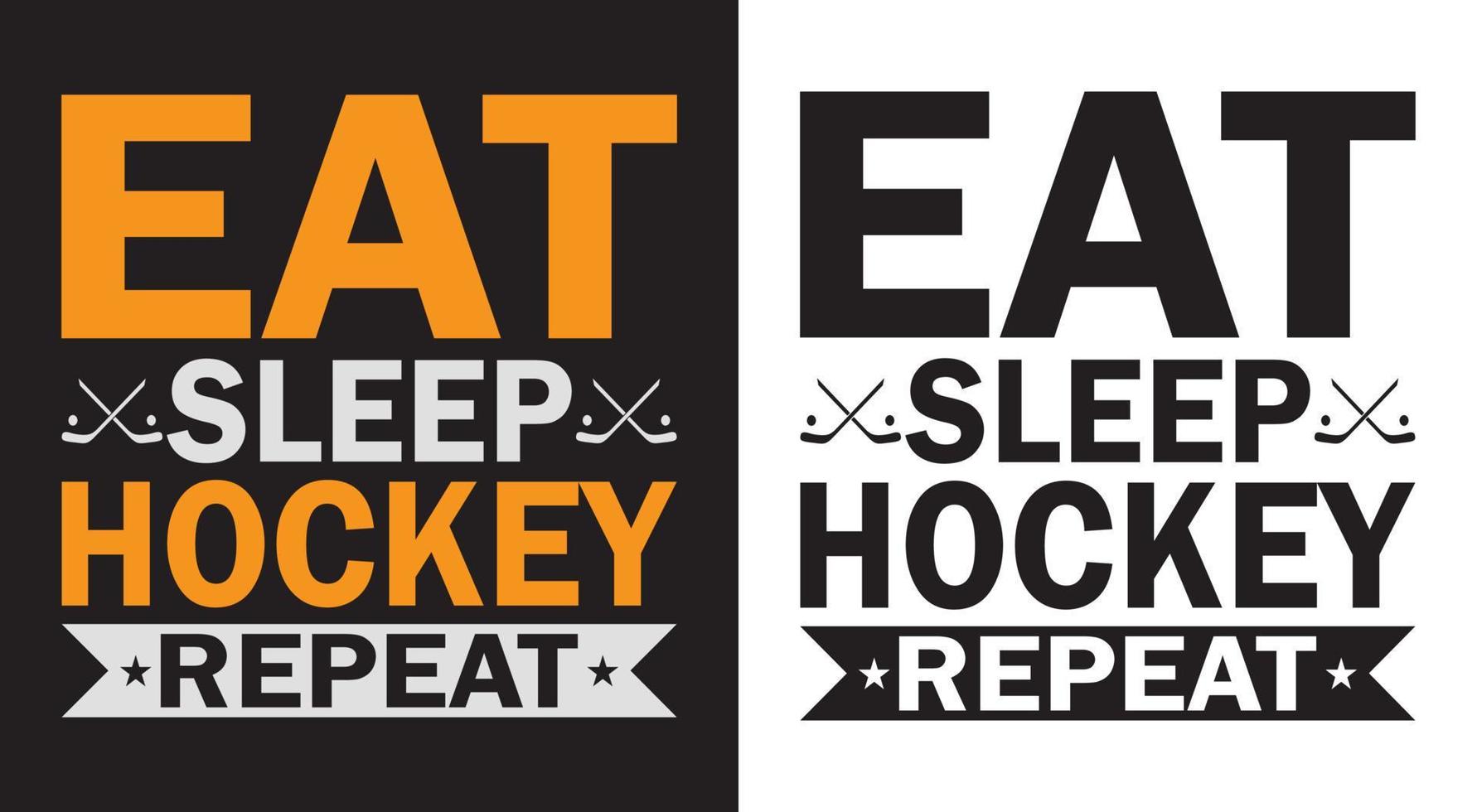 HOCKEY T-SHIRT DESIGN. vector